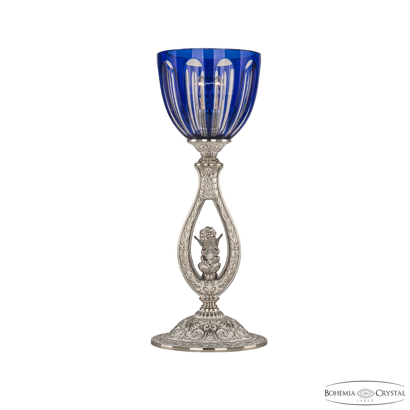Настольная лампа Bohemia Ivele 71400L/15 NW P1 Clear-Blue/H-1H FA2S_BI