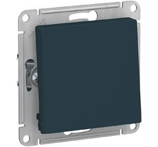 Выключатель встраиваемый одноклавишный (изумрудный) Systeme Electric ATN000861