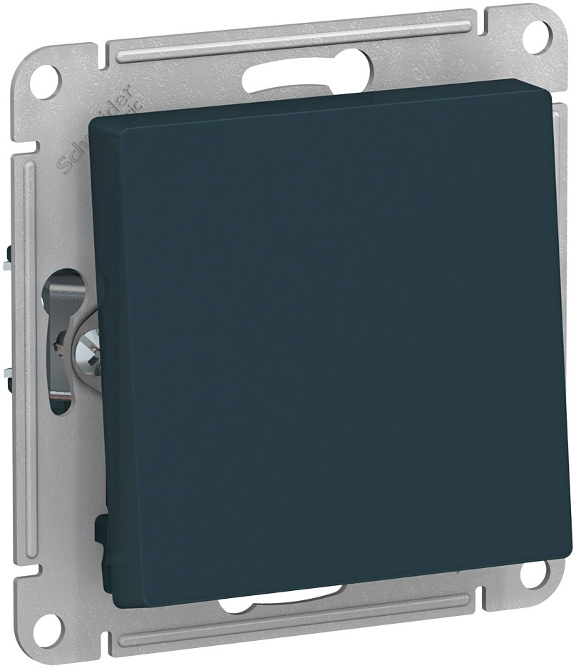 Выключатель встраиваемый одноклавишный (изумрудный) Systeme Electric ATN000861