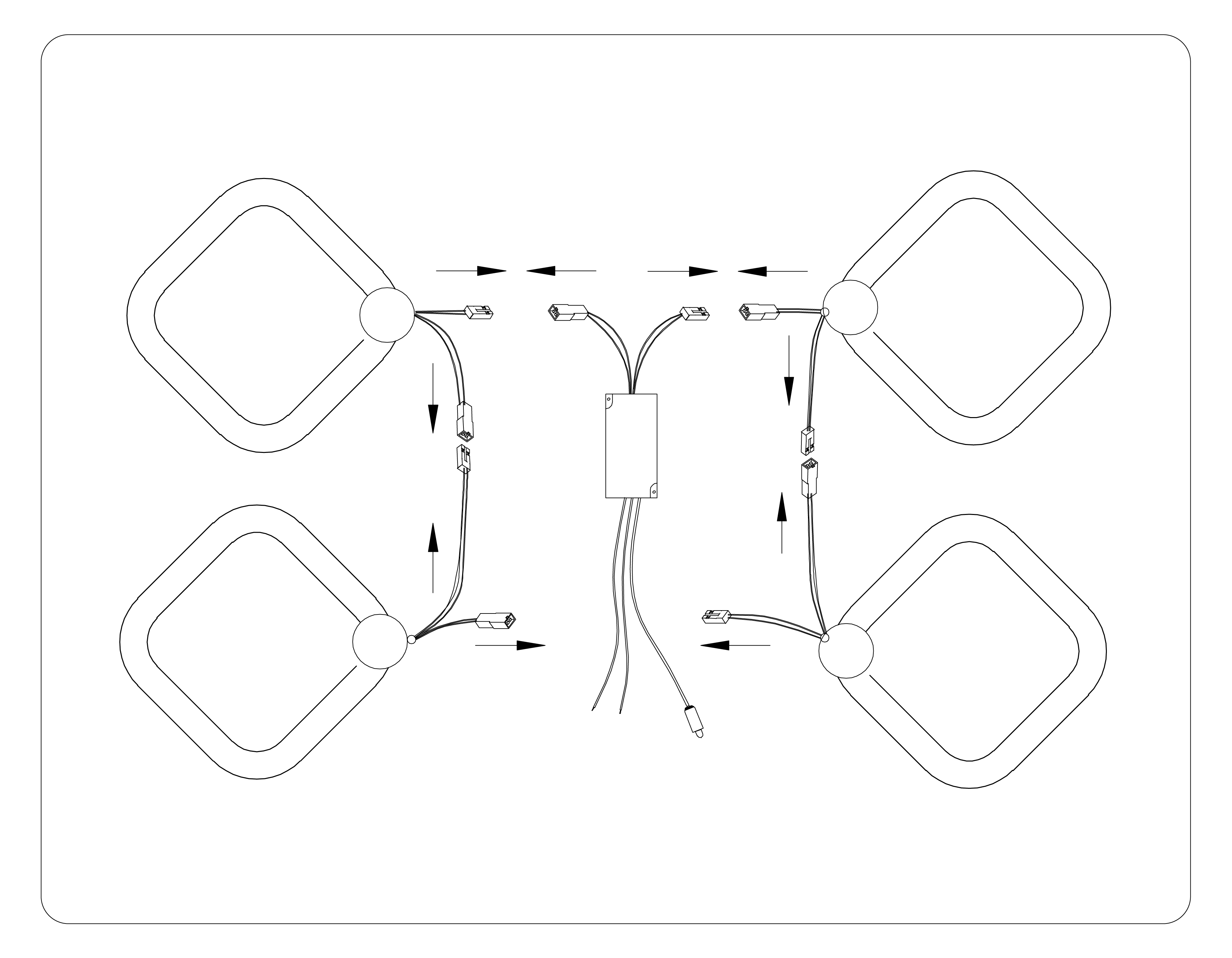 Потолочная люстра с пультом Ambrella Light ACRYLICA FA3819_AMB