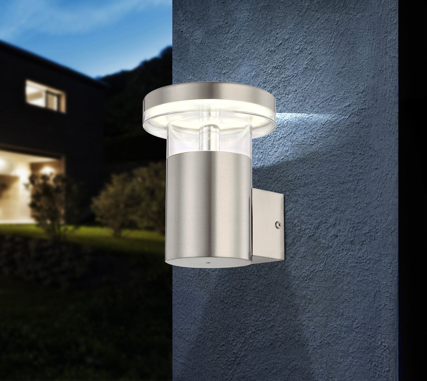 Настенный уличный светильник Sergio 34145_GL