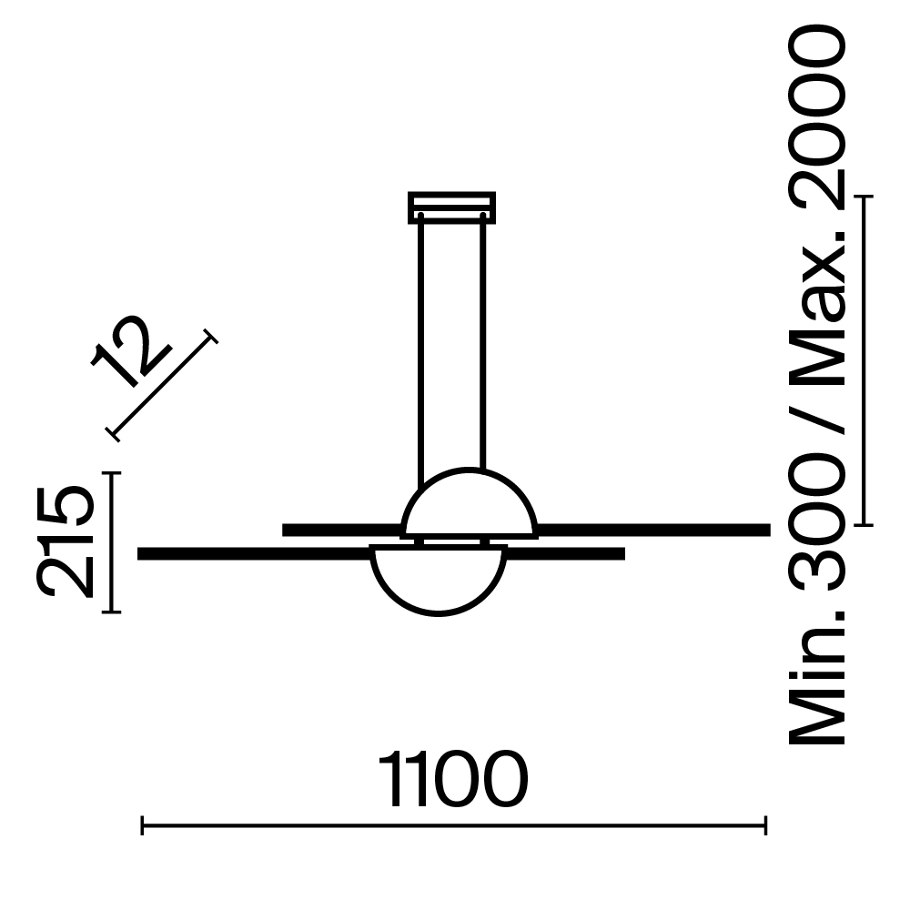 Подвесной светильник Maytoni Skyline MOD179PL-L26BS4K_MY