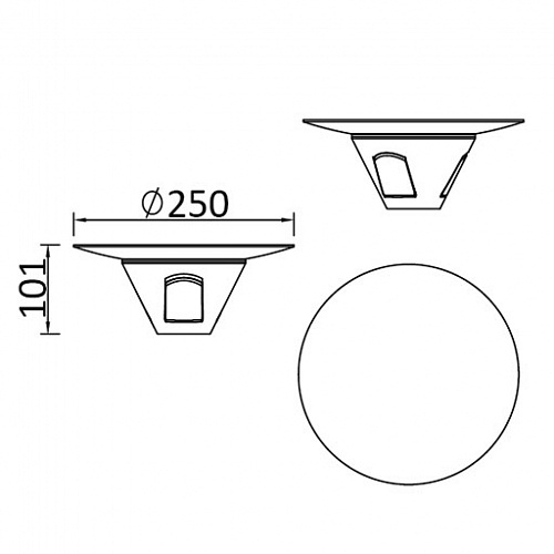 Настенный светильник уличный светодиодный IP54 W1875 Oasis Light W1875 S_OL