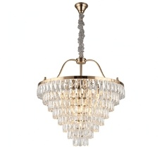 Подвесная каскадная люстра хрустальная Aployt APL.725.13.13