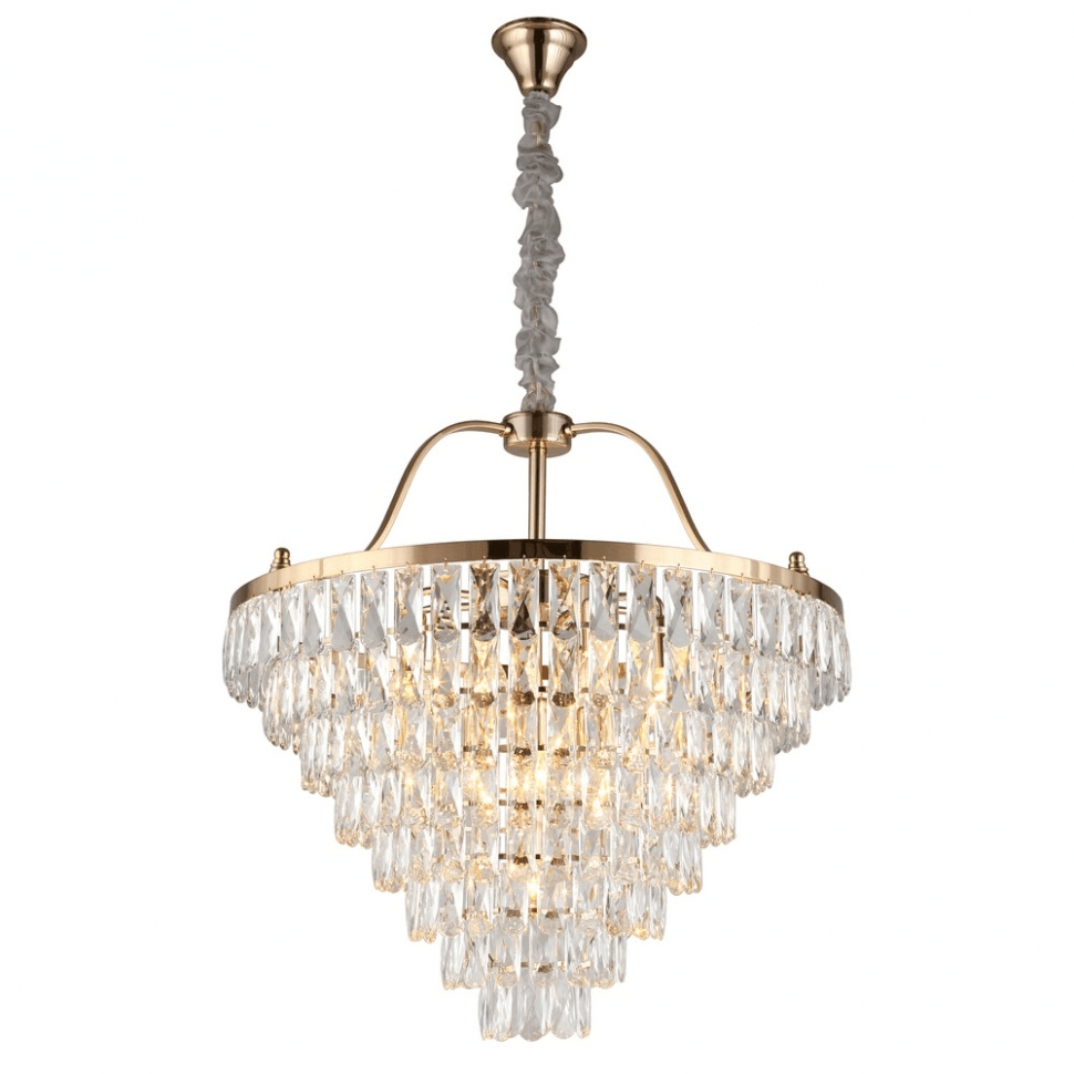 Подвесная каскадная люстра хрустальная Aployt APL.725.13.13