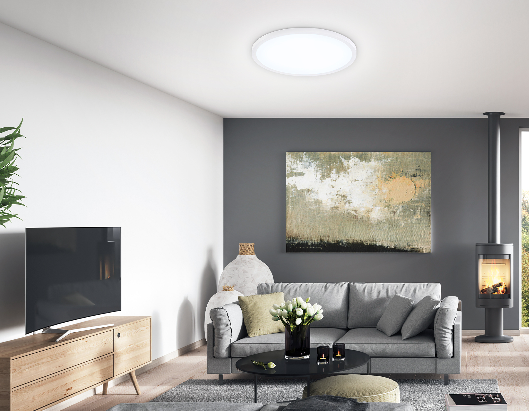 Потолочный светильник Ambrella Light ORBITAL Air Slim FZ1955_AMB