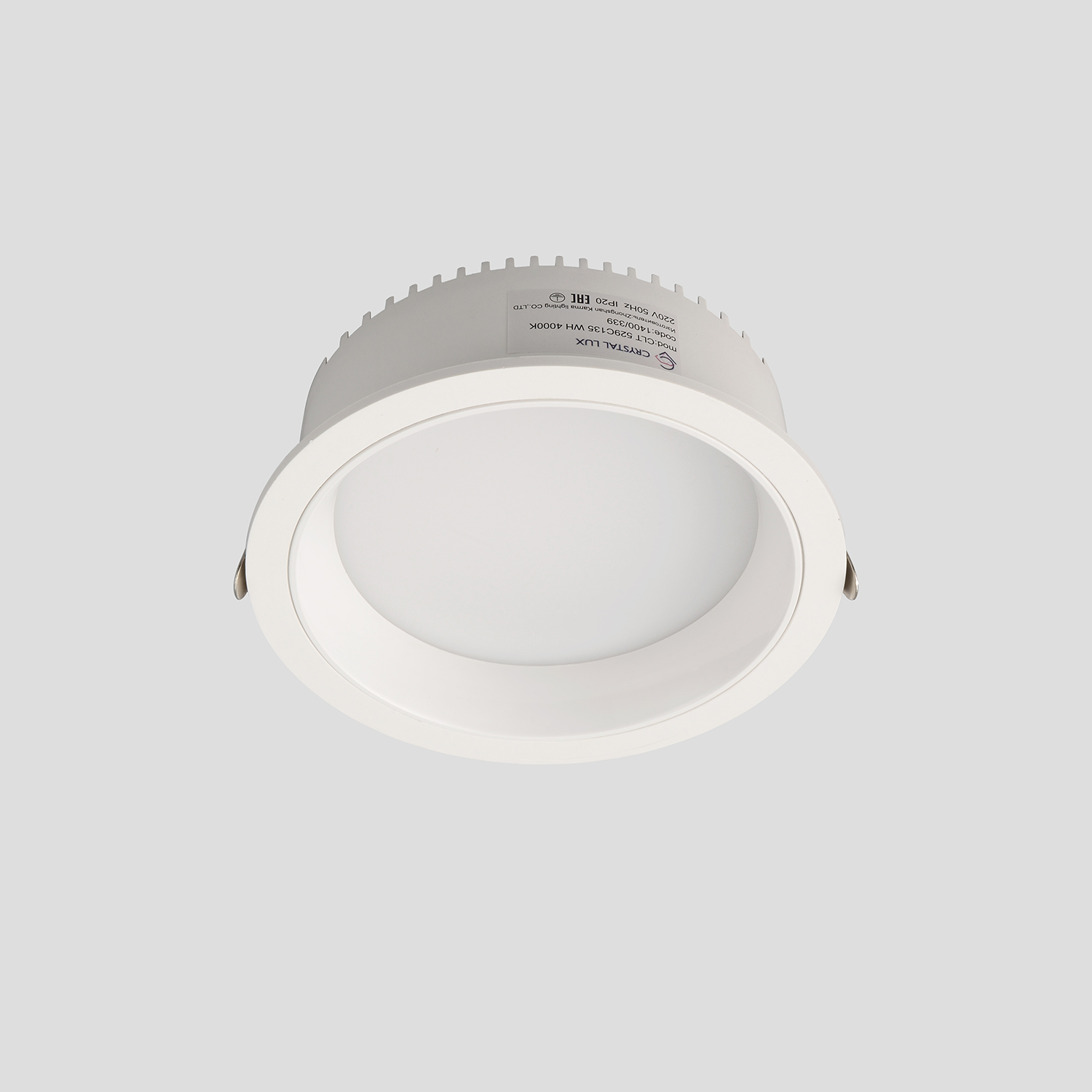 Встраиваемый светильник Crystal Lux CLT 529C135 WH 4000K_CR