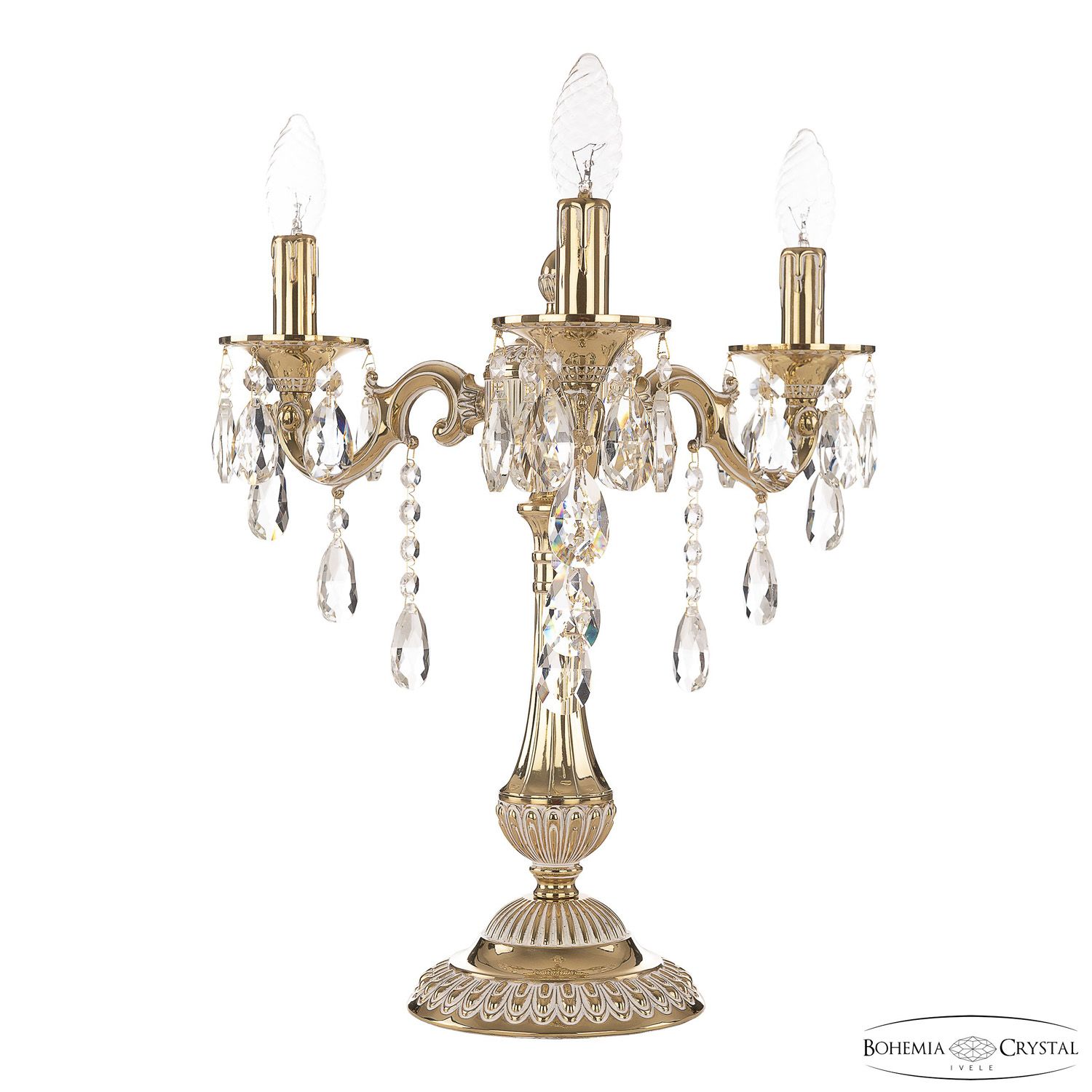

Настольная лампа Bohemia Ivele Crystal 73101L/3/125 B GW, 73101L/3/125 B GW