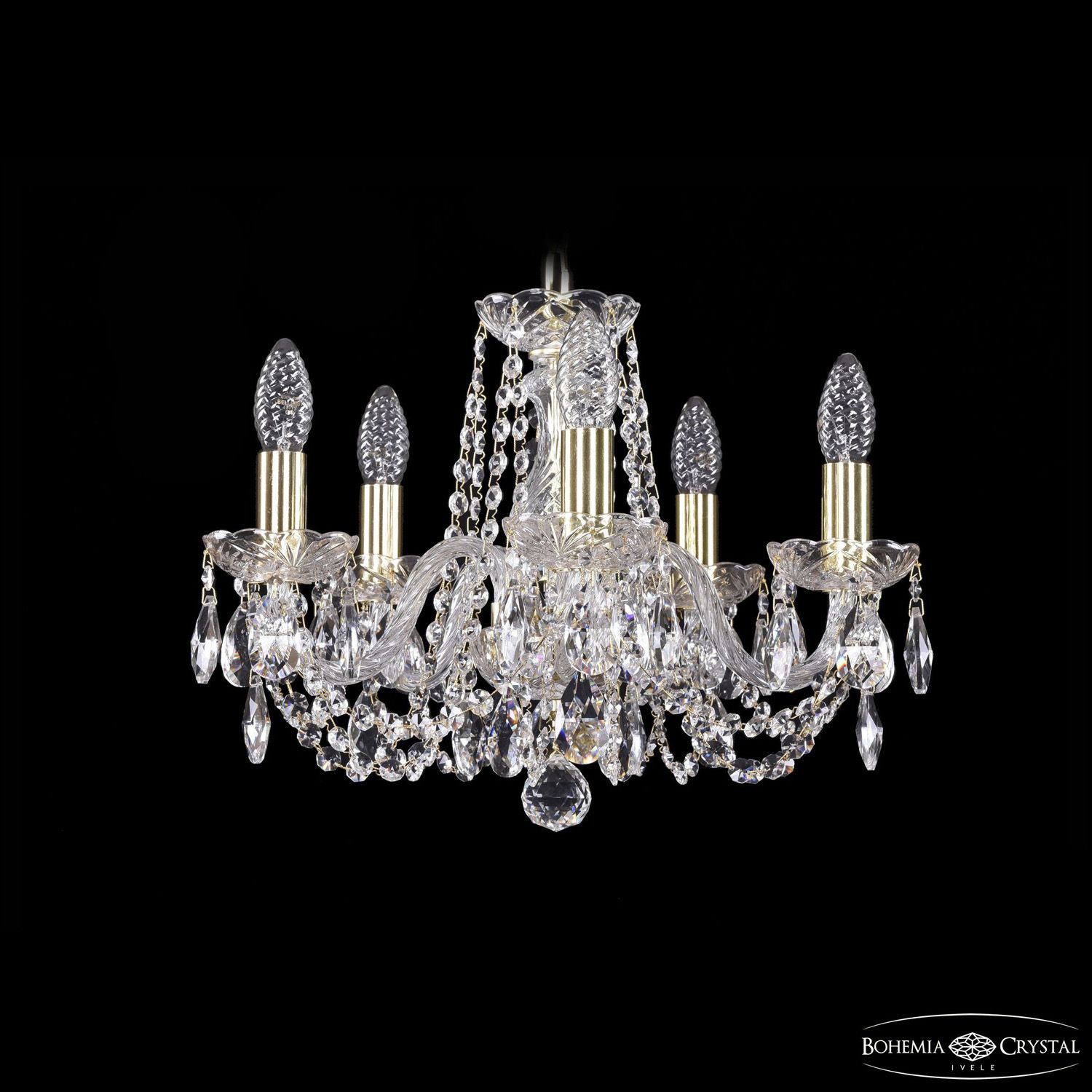 Хрустальная люстра Bohemia Ivele Crystal 1402/5/141/h-60 G_BI