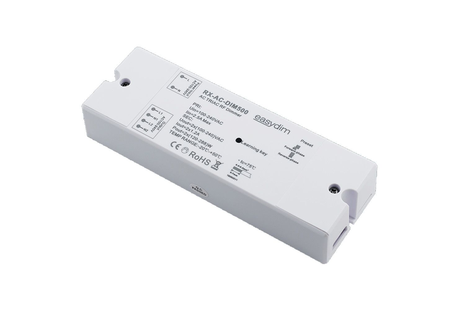 Беспроводной диммер 576Вт Easydim RX-AC-DIM500 00-00001791_SW