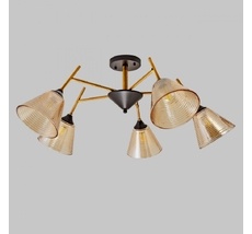 Потолочная люстра на штанге Imex MD.4250-5-S-COP+BK_IM