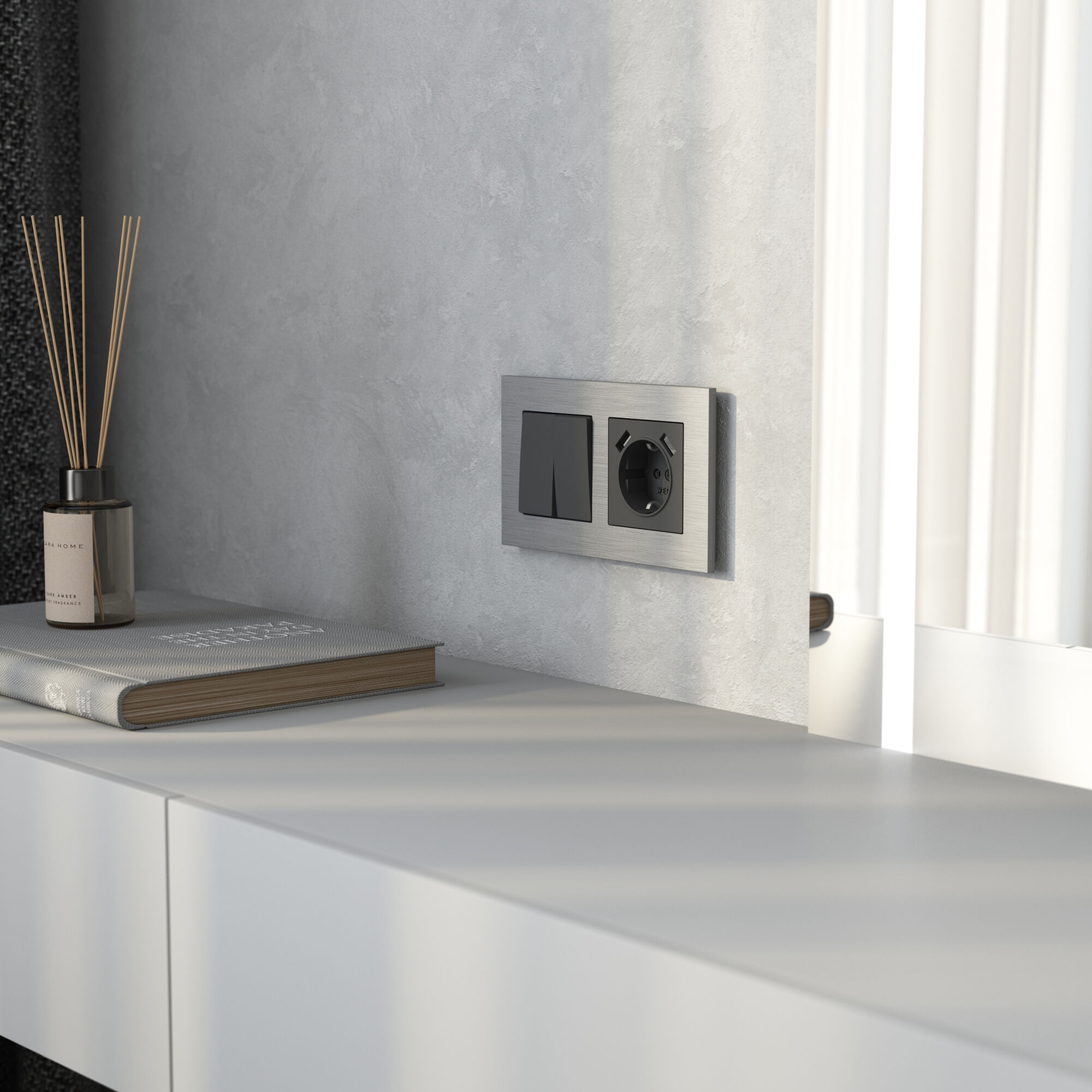 Рамка на 2 поста Werkel AluMax a066327_WR