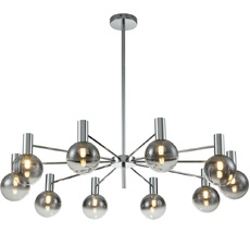 Люстра потолочная на штанге (13015/10R Chrome) Indigo V000225