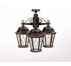 Потолочный светильник уличный IP44 Oasis Light 91470MA/3 Gb ромб_OL