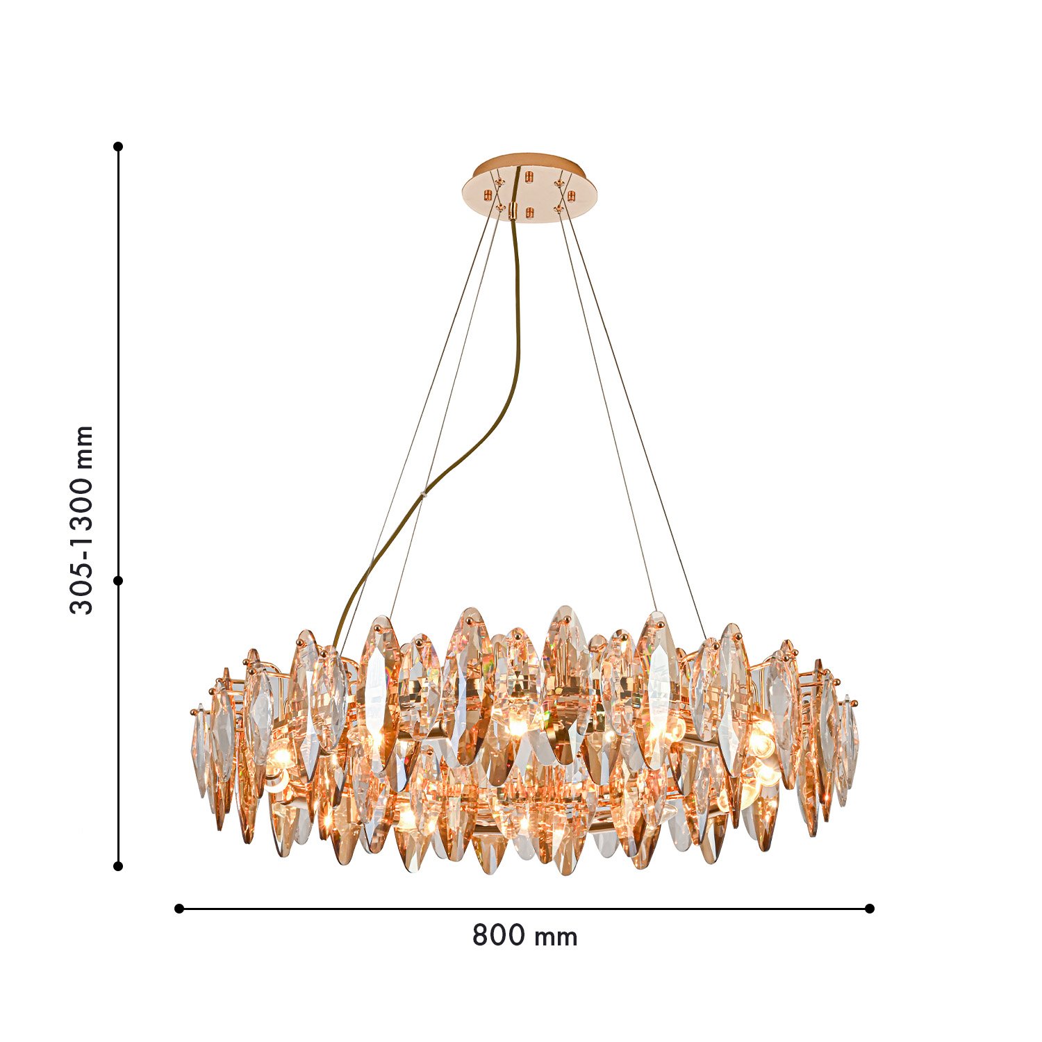 Подвесная люстра Favourite Glans 4719-12P