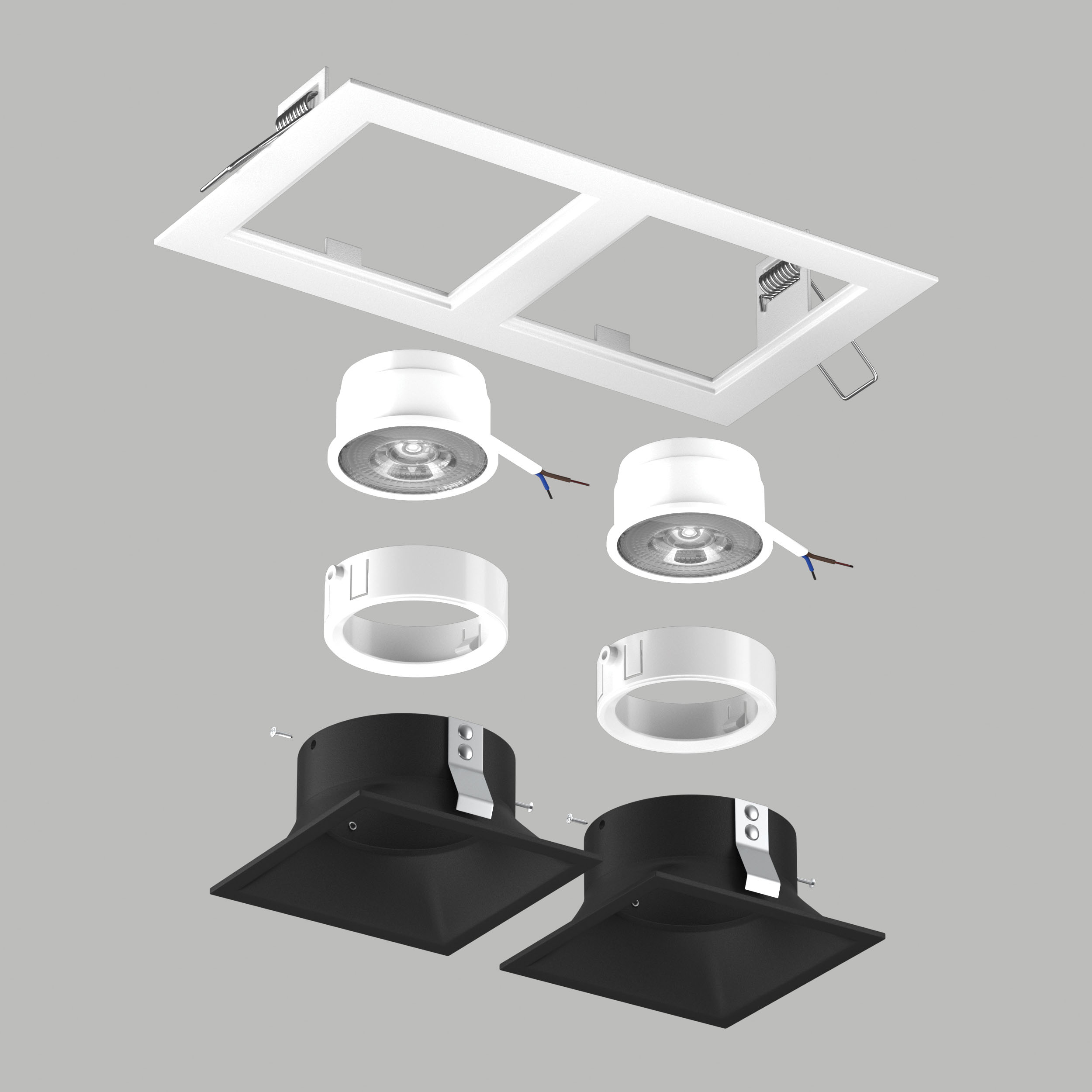 Встраиваемый светильник Lightstrar Domino D5260707WMOD_LS