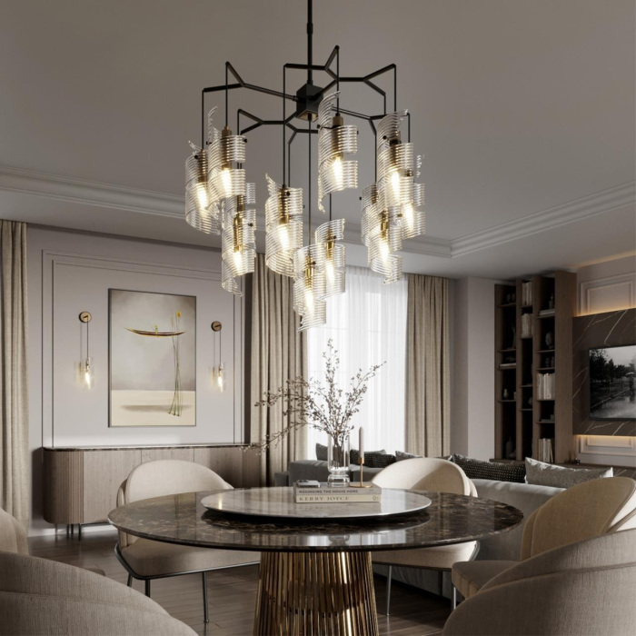 Подвесная люстра ODEON LIGHT FUSILLI 5439/13