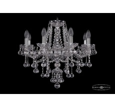 Хрустальная люстра Bohemia Ivele 1415/8/200 Ni Balls_BI