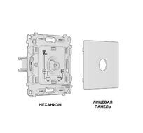 Розетка TV проходная Ambrella Volt ALFA 5-1000 MHz 4dB QUANT MA313030_AMB