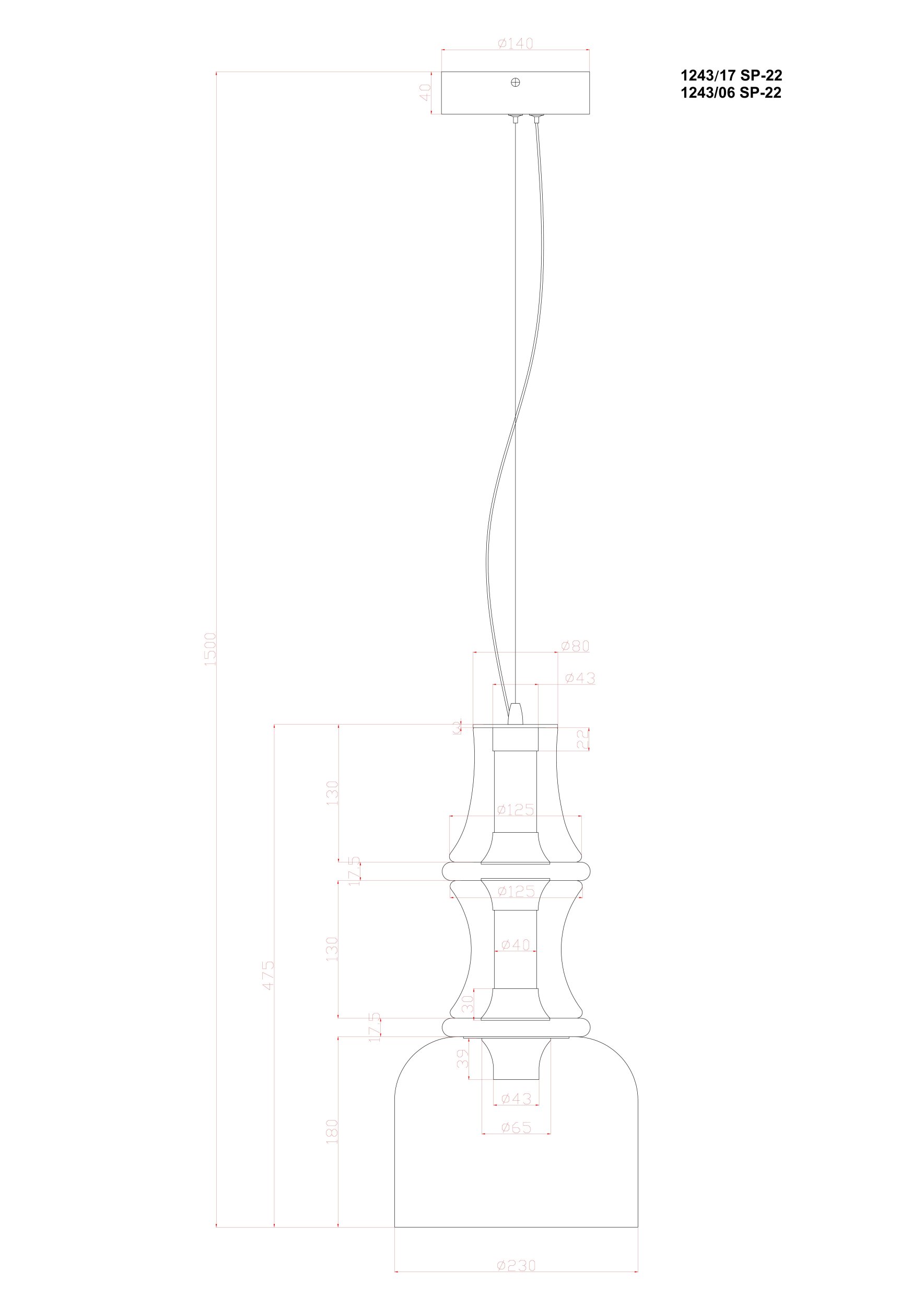 Подвесной светильник Divinare VOLTURN 1243/06 SP-22_DI