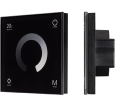 Панель SMART-P4-DIM-G-IN Black (12-24V, 4x3A, Sens, 2.4G) ( Arlight 034778_ARL