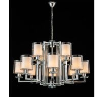 Подвесная люстра iLamp King RM6201-8+4 CR+CL_IP