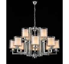 Подвесная люстра iLamp King RM6201-8+4 CR+CL_IP