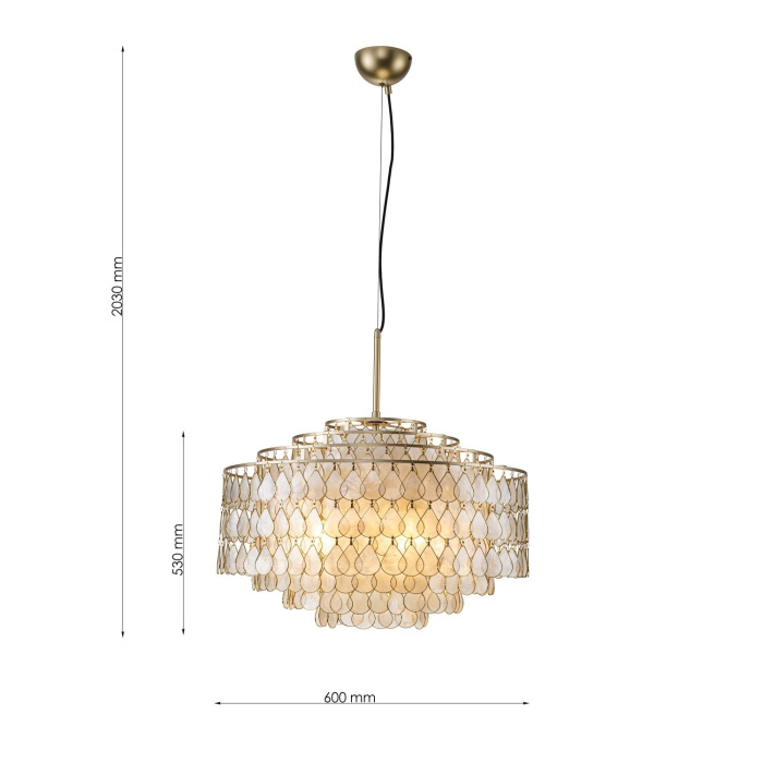 Подвесная люстра Favourite Mollitia 4763-6P