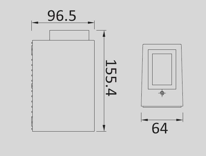 Архитектурная подсветка IP54 Gr Oasis Light W1862-B2 Gr_OL