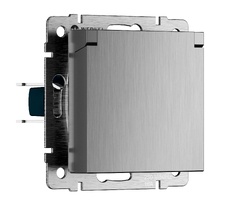 Розетка влагозащ. с зазем. с защит. крышкой и шторками Werkel a069602_WR