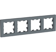 Рамка на 4 поста (грифель) Systeme Electric ATN000704