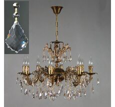 Хрустальная люстра Ambiente Ambient 2118/8 PB New Leaf_BZ