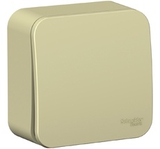 Выключатель накладной одноклавишный (бежевый) Systeme Electric BLNVA101017