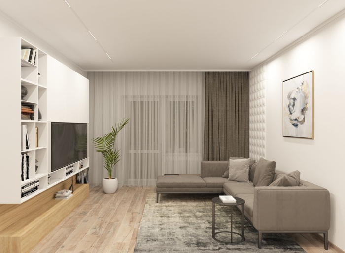 Трековый светильник однофазный Denkirs Smart DK8002-WH