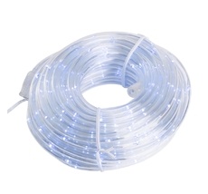 Светодиодная гирлянда линейная Мини Дюралайт 220V 5000К с контроллером 15м c питанием от сети 220V Feron 51461_FR