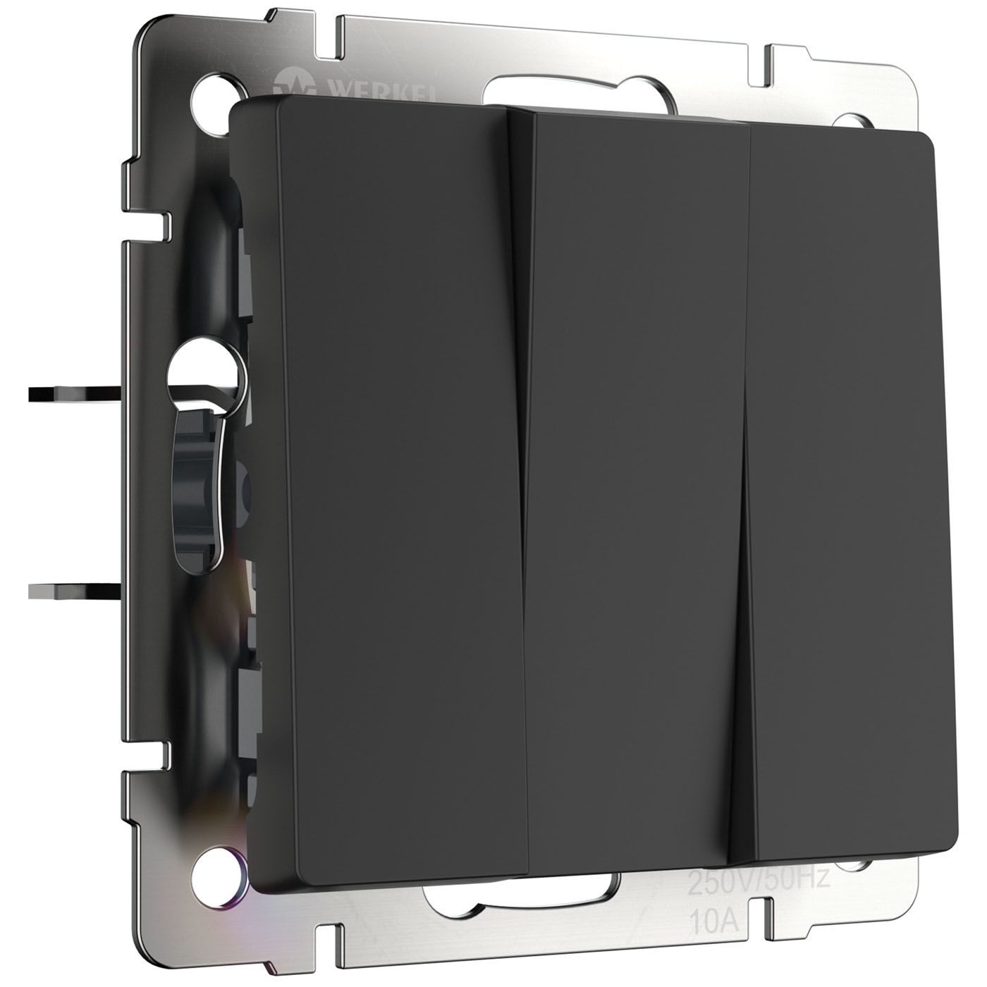 Выключатель трехклавишный Werkel WL08-SW-3G a051596_WR
