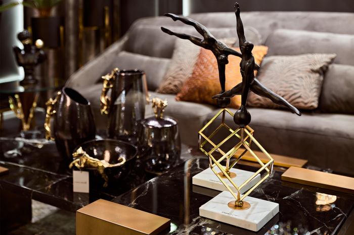 Статуэтка Гимнаст на кубе-2 Garda Decor 55RD2865