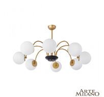 Потолочная люстра Arte Milano Napoli 312066/D940/8 BS/BK