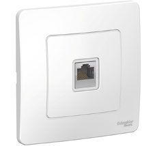 Розетка встраиваемая Ethernet RJ-45 (белый) Systeme Electric BLNIS045001