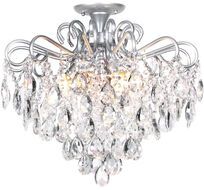 Потолочная люстра хрустальная E27*60W Escada 643/6P Silver_ESC