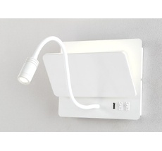 Спот Crystallux DUO AP9W LED WH_CR