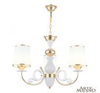Подвесная люстра Arte Milano Florentina 301097/3 Wh/Gd
