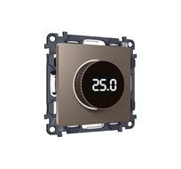 Комплект мех-ма термор-ра с цифровым дисплеем с подсветкой и датчиком для теплого пола ALFA QUANT (AP6358, VM1385) Ambrella Volt MA635810_AMB