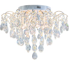 Люстра хрустальная потолочная E27*60W White/Gold Escada 1126/6_ESC