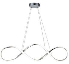 Люстра led подвесная с пультом (+ночной режим) Escada 10236/1LED Chrome_ESC