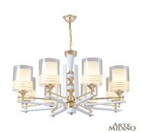 Подвесная люстра Arte Milano Florentina 306087/8 Wh/Gd