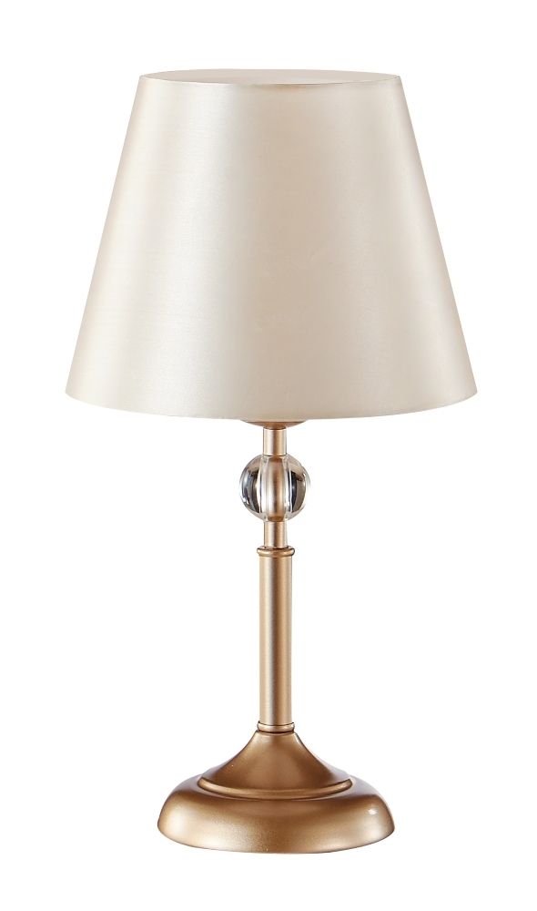 Настольная лампа Crystallux FLAVIO FLAVIO LG1 GOLD, цвет бежевый - фото 1