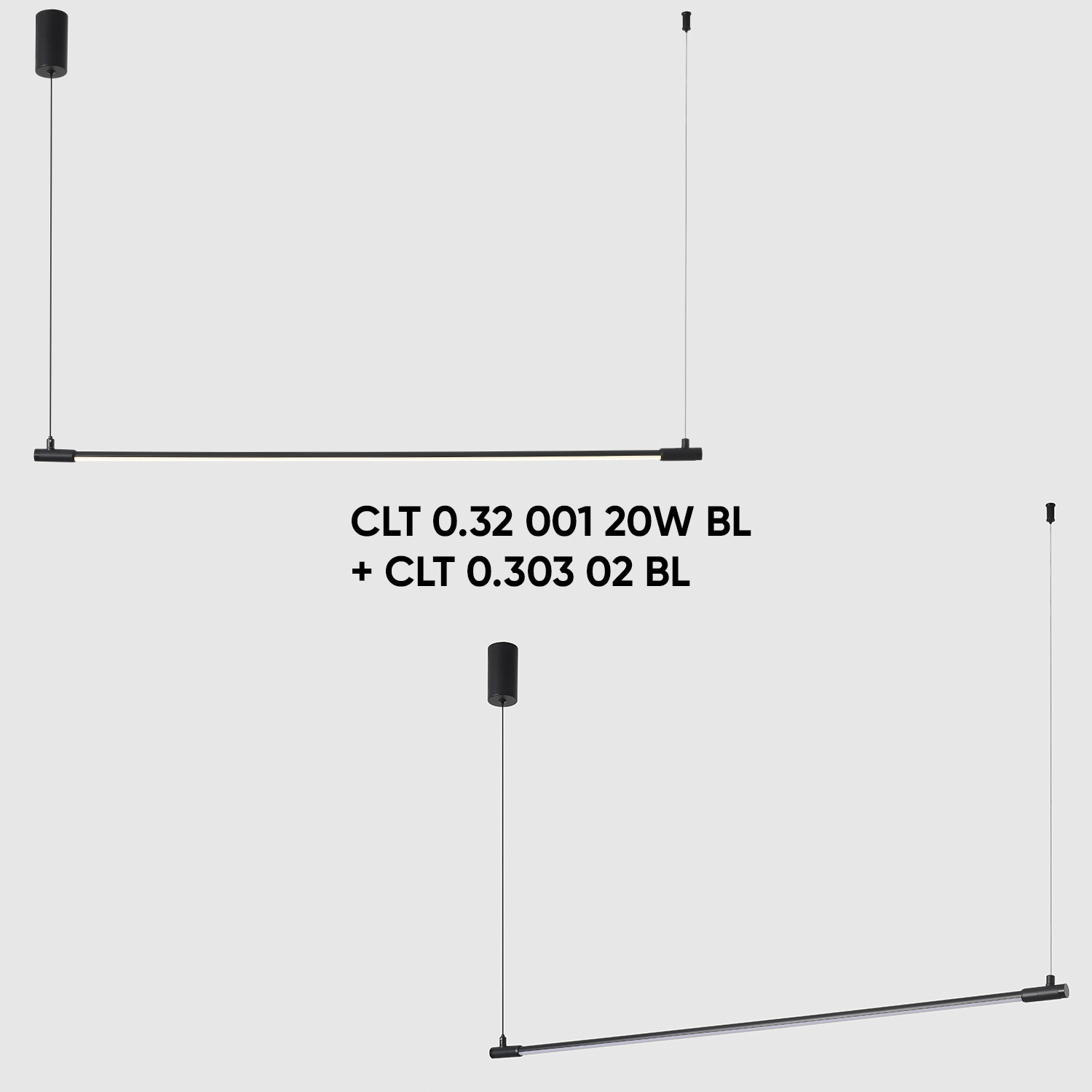 Комплект накладного потолочного крепления с драйвером для модульной системы Crystal Lux CLT 0.303 02 BL_CR