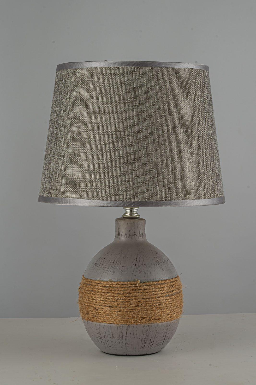 Настольная лампа Arti Lampadari Gaeta Gaeta E 4.1.T3 GY, цвет никель - фото 1