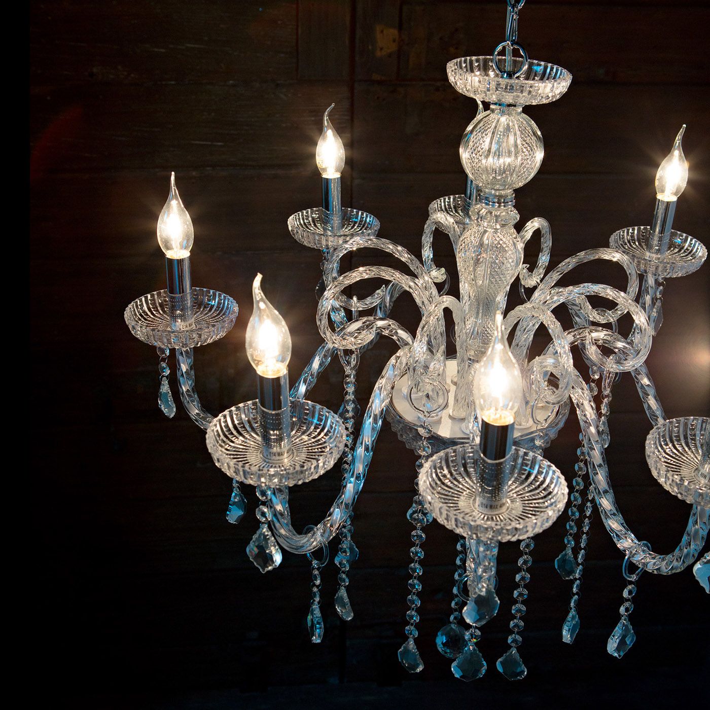 Хрустальная люстра Ideallux GIUDECCA SP6 TRASPARENTE_IL